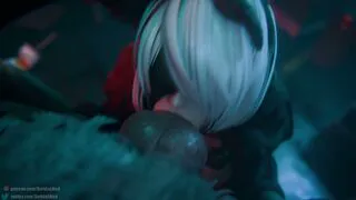 2B x Werewolf [NieR: Automata]