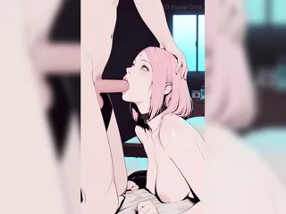 Sakura Haruno blowjob