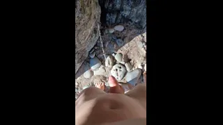 POV Had to pee on my walk at the nude beach