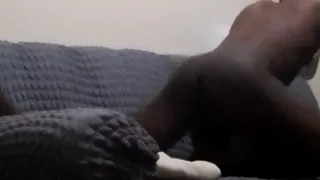 Masturbating and humping on the couch