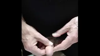Nylon pissing and finger up my ass