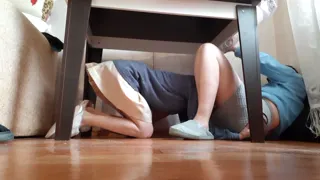 I was seduced by my teacher, whose pussy I licked under the table - IkaSmokS