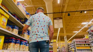 Cocks In The Wild S2:E10 Pt 1 - Big Cock Cowboy Grocery Store Bulge Tease in Skin Tight Jeans - POV