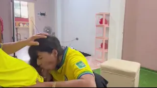 I celebrate the 2026 World Cup with my stepfather and suck his dick until he cums.