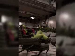 Gamora and Groot: Secrets of the Guardians (Horny Gamora takes Groot deep inside her)