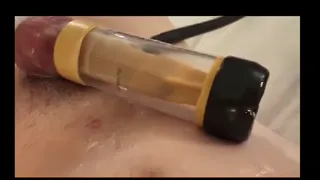 Skinny Smooth Twink Guy Milking Machine Penis Pump