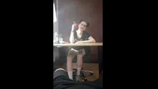 MouseJackie heats up alone in steamy smoking scene