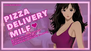 [F4M] Pizza delivery riding until creampie [deepthroat] [daddy] audio ASMR role play