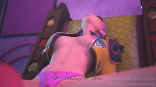 Huntrix Lesbian Threesome [LEGENDADO PT BR]