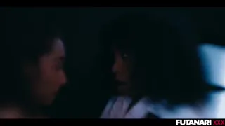 School Girl Facefucked by BWC & BBC - Real Life Interracial Futanari Threesome