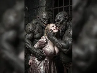 Princess fucked by orcs