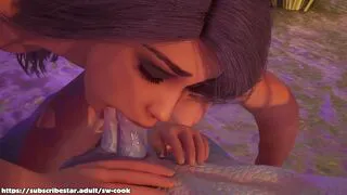 Beautiful Girl Fucked by Massive Lizard Beast