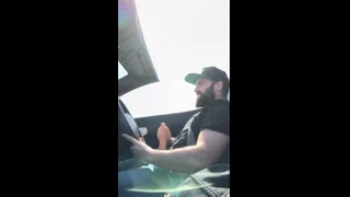 BIG CUM CAR