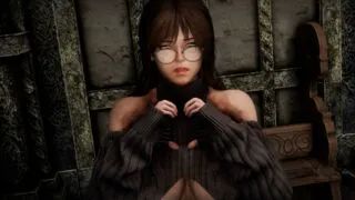Skyrim tsundere girl solo