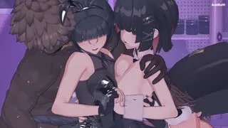 EllenJoe & JaneDoe Group sex video (ZzZ)