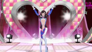 R18 MMD D.Va Like A Cat