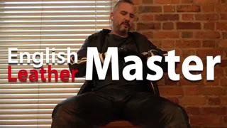 Leather and toys play for uncut daddy in gloves PREVIEW