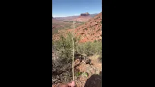 SCENIC PISS. WATCH MY SMALL PENSI RELEASE AFTER A GREAT HIKE