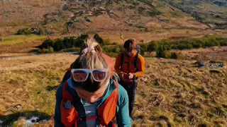 CAUGHT BY A DRONE, doing a risky blowjob whilst climbing a mountain. Vlog.