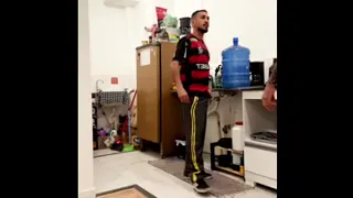 The water delivery guy showed up different... the tension was so strong you could clearly feel the bulge