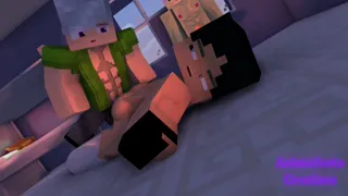 Im Getting Fucked By My Str8 Lab Partner While My Roomate Is Watching part II- Minecraft Gay Porn