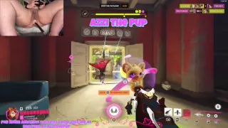 Trans Puppygirl Fucks herself while gamming