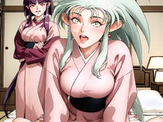 Threesome with Ayeka and Ryoko from Tenchi Muyo [JimSplizzim]