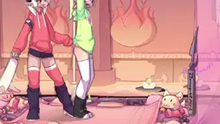 MAX THE ELF : ( ANIMACION ) _ FUTA CHICAS SEXY - MI MAESTRA ME DA UNAS CLASES EN MI HABITACIÓN Y SE PONE MUY CALIENTE AHÍ ABAJO