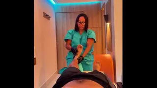 POV Sensual Latina Massage - Relaxing Music, HJ & Blowjob Finish