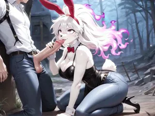 Hungry Bunny Caught you (Atkinsheavensai)