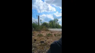 Risky public anal gape with Pink buttplug