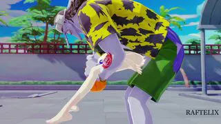 Nami X Arlong Full Nelson [One Piece] - Scene 2