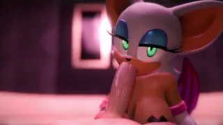Rouge slowly blowjob (Full)