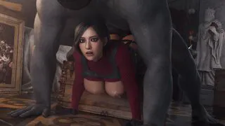 Ada Wong & Mr.X (Anal Fart Edit)
