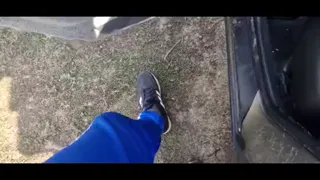 Twink handsome guy's cruise is a hardcore public fuck with lots of cum on the car