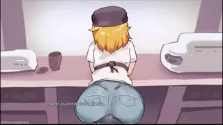 Hazel's Hot Futa Boss Showed Me Her Cock And Tits On Camera!! - Hazelnut Latte