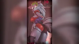 Roxanne wolf's big butt pov [Blackterio]