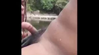Nuestra primera cita en el rio , no pudo esperarse para llegar al motel