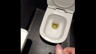 Fat hairy piss and cum in my favourite toilet.
