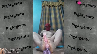 Footjob Fetish - Using My Feet On Huge Dildo