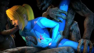 Samus Being Fucked By Sangheili [Rekin3D]