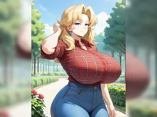Amber the Blonde Bombshell - Massive Tits