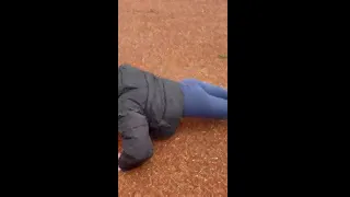 the blonde is training