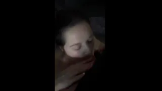 She can suck and take a facial 00013