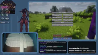 Black femboy tries to play Minecraft but rides dildo instead (04.24.2026)