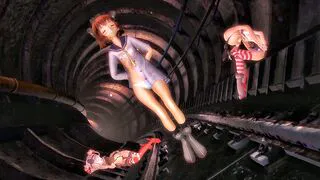 Yukikaze, Shimakaze & Amatsukaze - SNOBBISM [MMD R18] Dare Demonai