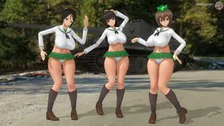 [MMD] GIRLS und PANZER - Sukisuki Zecchoushou