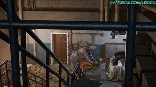 Ada Wong caught by a Regenerator