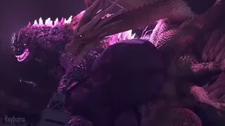 Godzilla x Ghidorah by Rayhuma [Sound Edit]