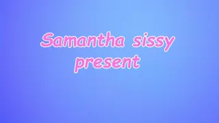 Samantha sissy world tests big cock with sissy toys